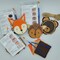 Ink and Trinket Kids Woodland Creatures Party Favor Crafts, Individually Packaged DIY Craft Kits, Natural Wood